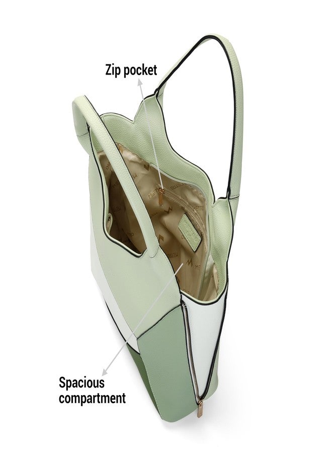 Metro Oriane Top-Handle Sling Bag Green Alvène HOBO Handbag(66-748) - Image 5